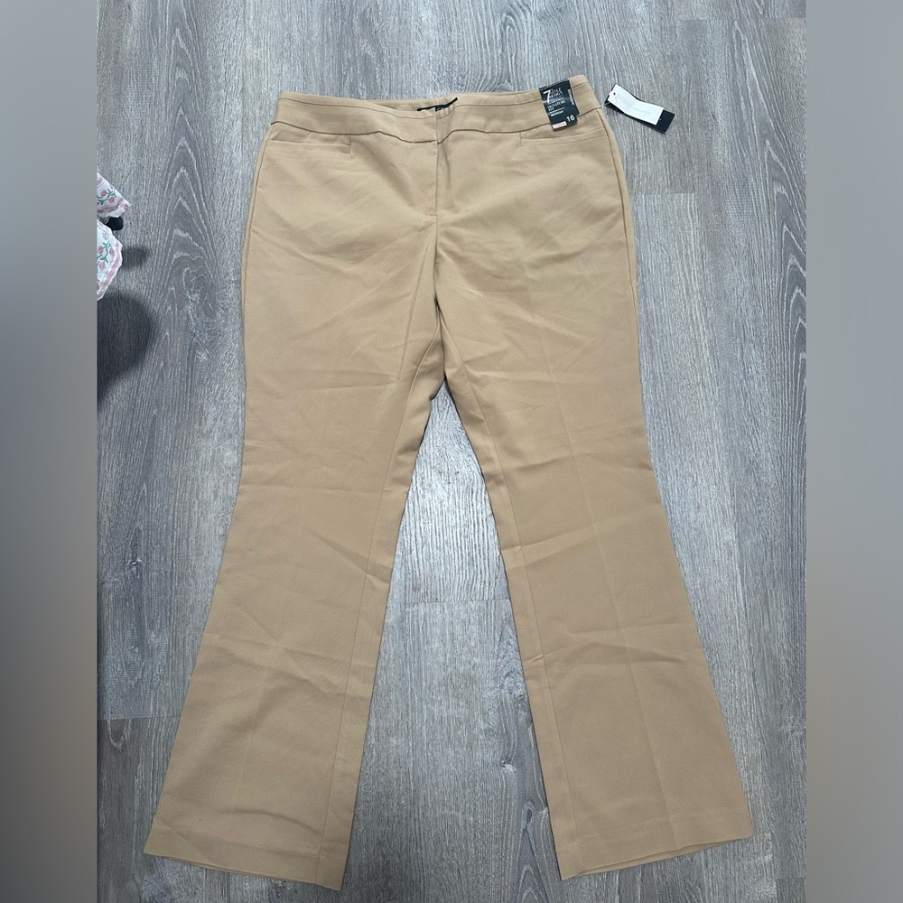 NWT 7th Avenue Design Studio New York & Co Womens Bootcut Brown Size 16